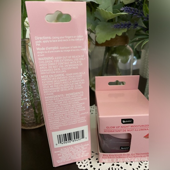 🆕🍉 B•PURE “GLOW UP” WATERMELON SKIN CARE COLLECTION. BRAND NEW. FULL SIZES. - Picture 11 of 12